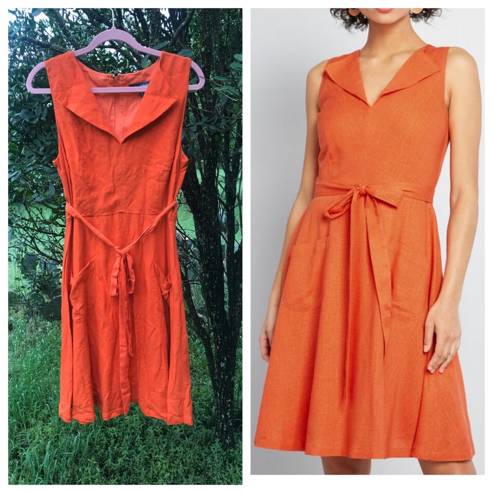 Modcloth Looking Back Sleeveless Dress